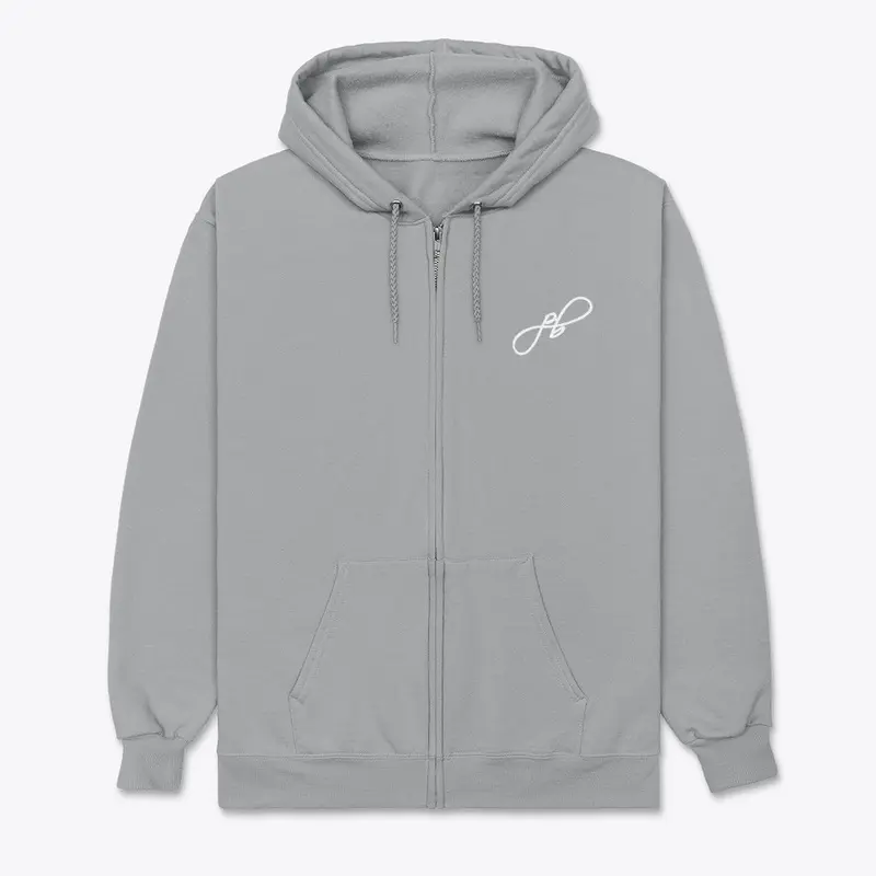 Pushy Infinity Zip Hoodie Gray 